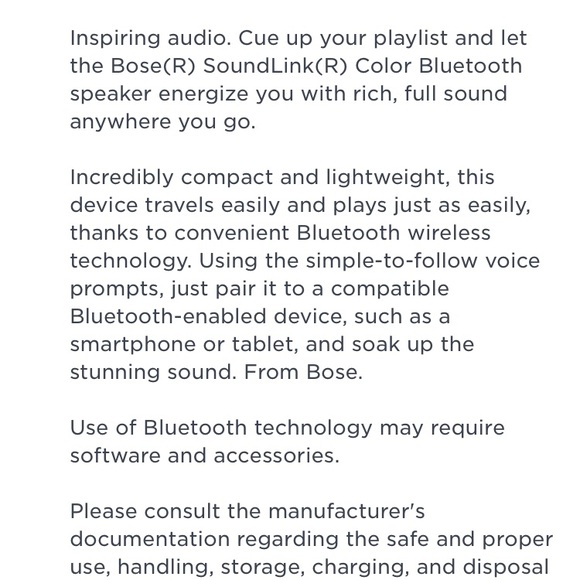 BOSE SoundLink Bluetooth Speaker - Picture 3 of 4